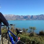 The view from the bottom of Lake Ohau